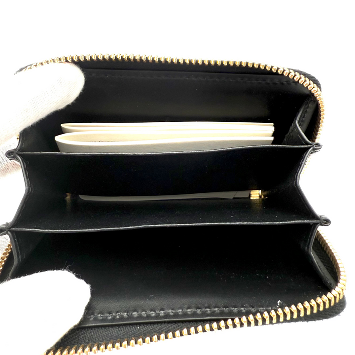 Guccissima Leather Zip Around Card Case