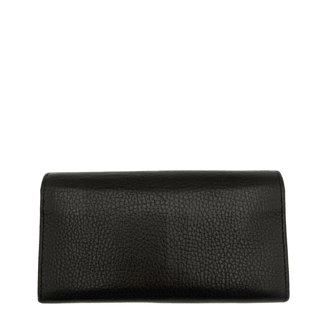 Dollar Interlocking G Continental Leather Wallet