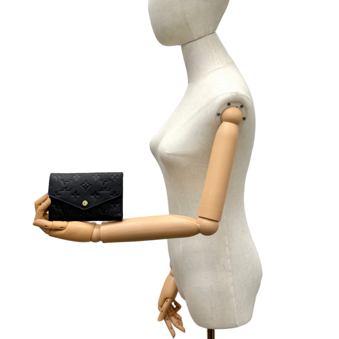 Empreinte Monogram Black Leather Curieuse Wallet