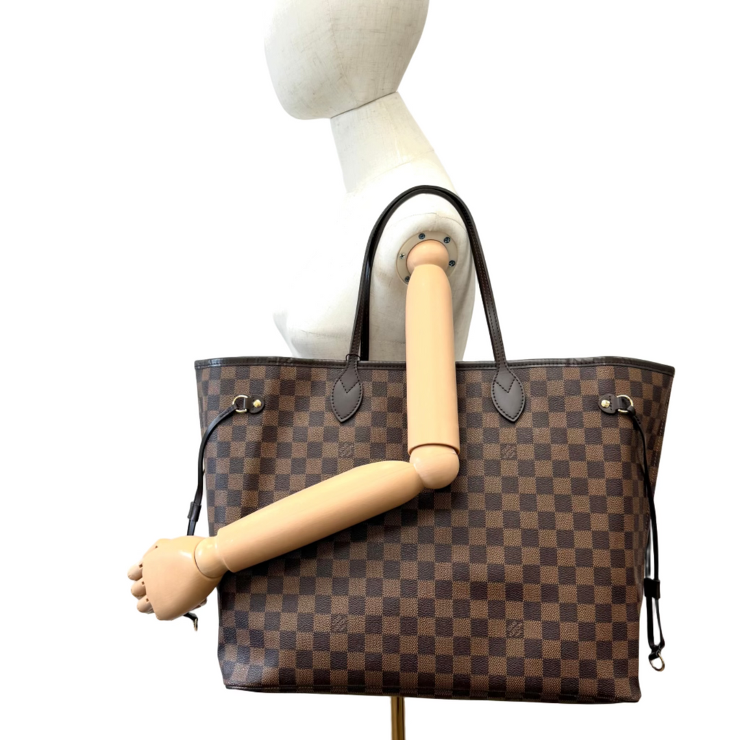 Neverfull GM Damier Ebene Canvas Tote Bag