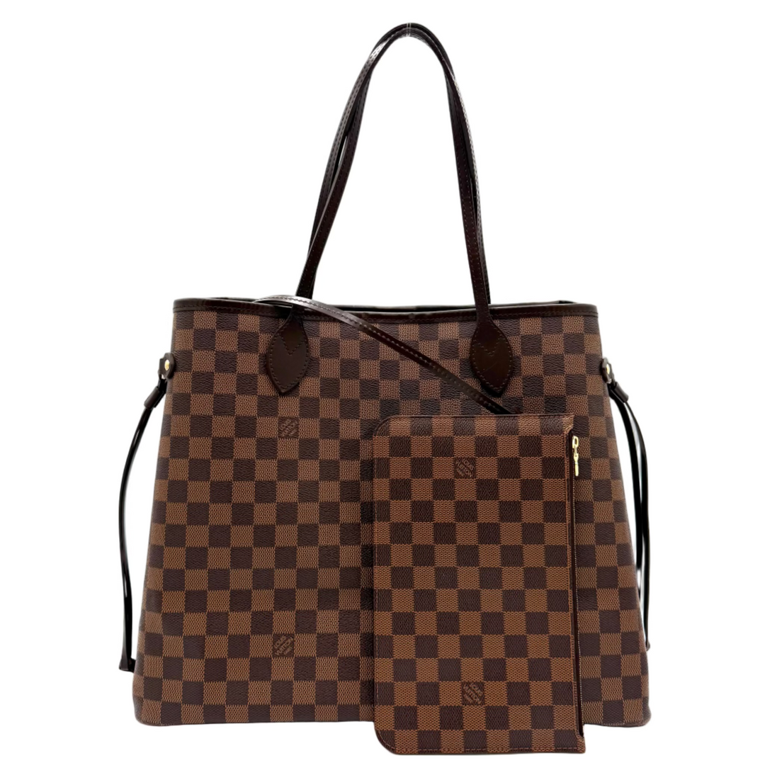 Neverfull GM Damier Ebene Canvas Tote Bag