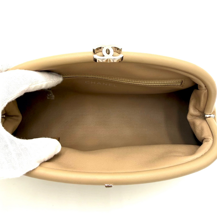 Timeless Quilted Patent Leather Clutch