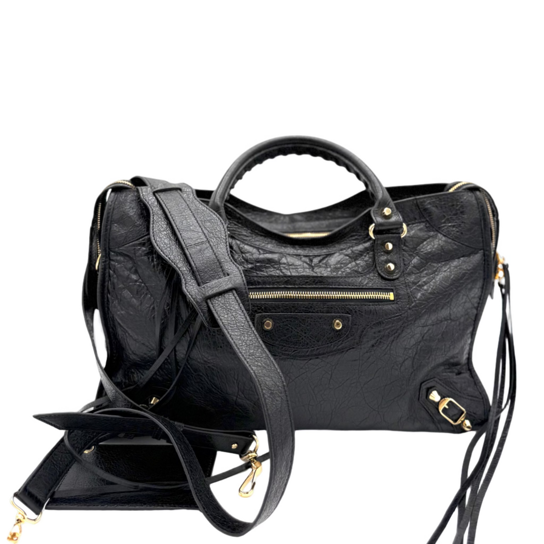 New City Classic Medium Leather Bag