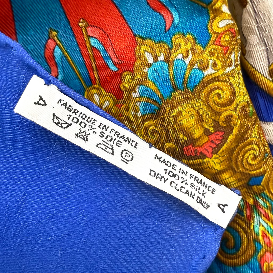 Luna Park Silk Scarf by Joachim Metz