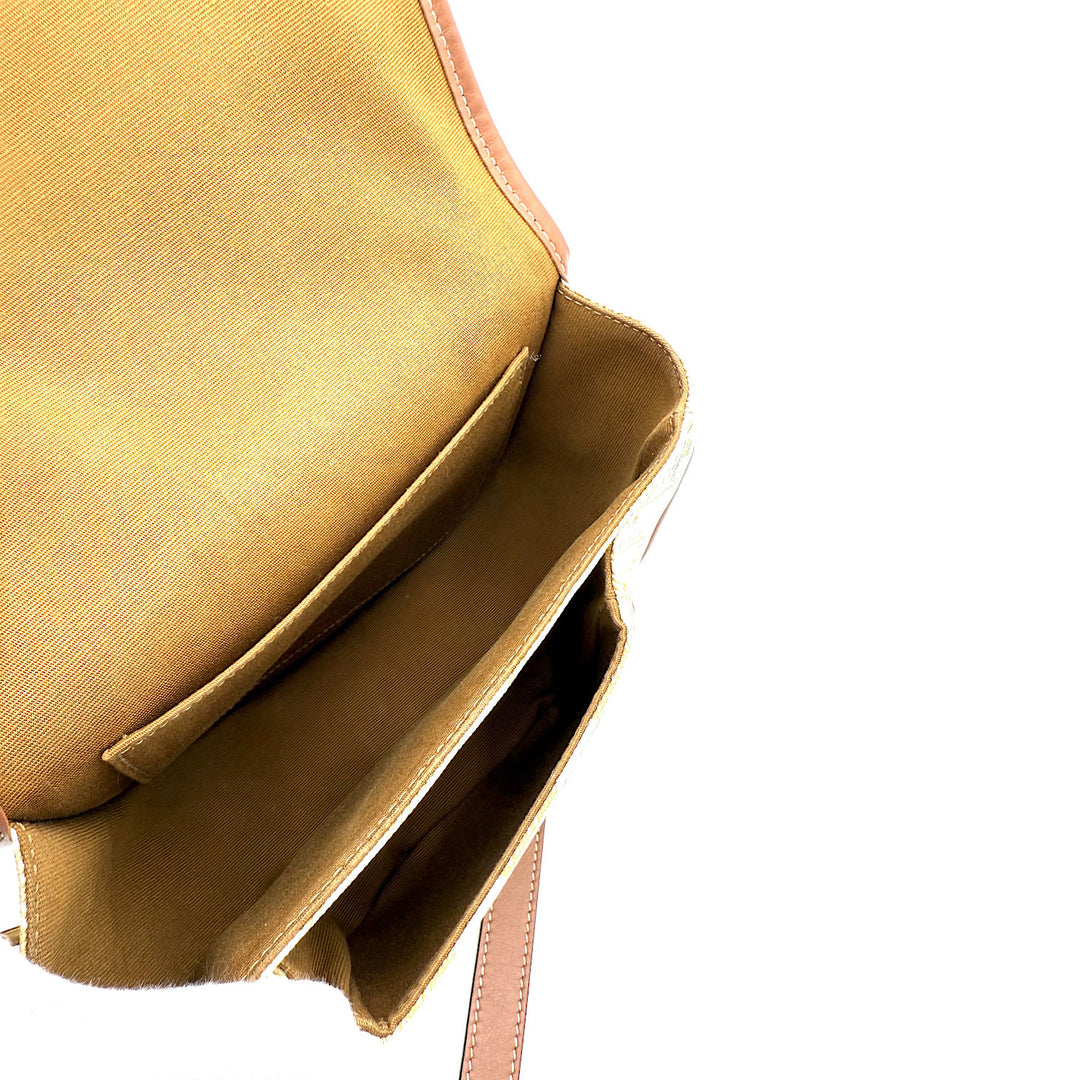 Triomphe Coated Canvas Medium Folco Bag