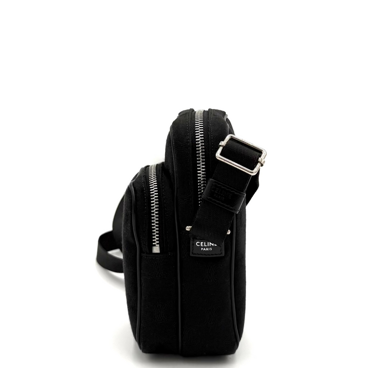 Triomphe Canvas Mini Pocket Messenger Bag