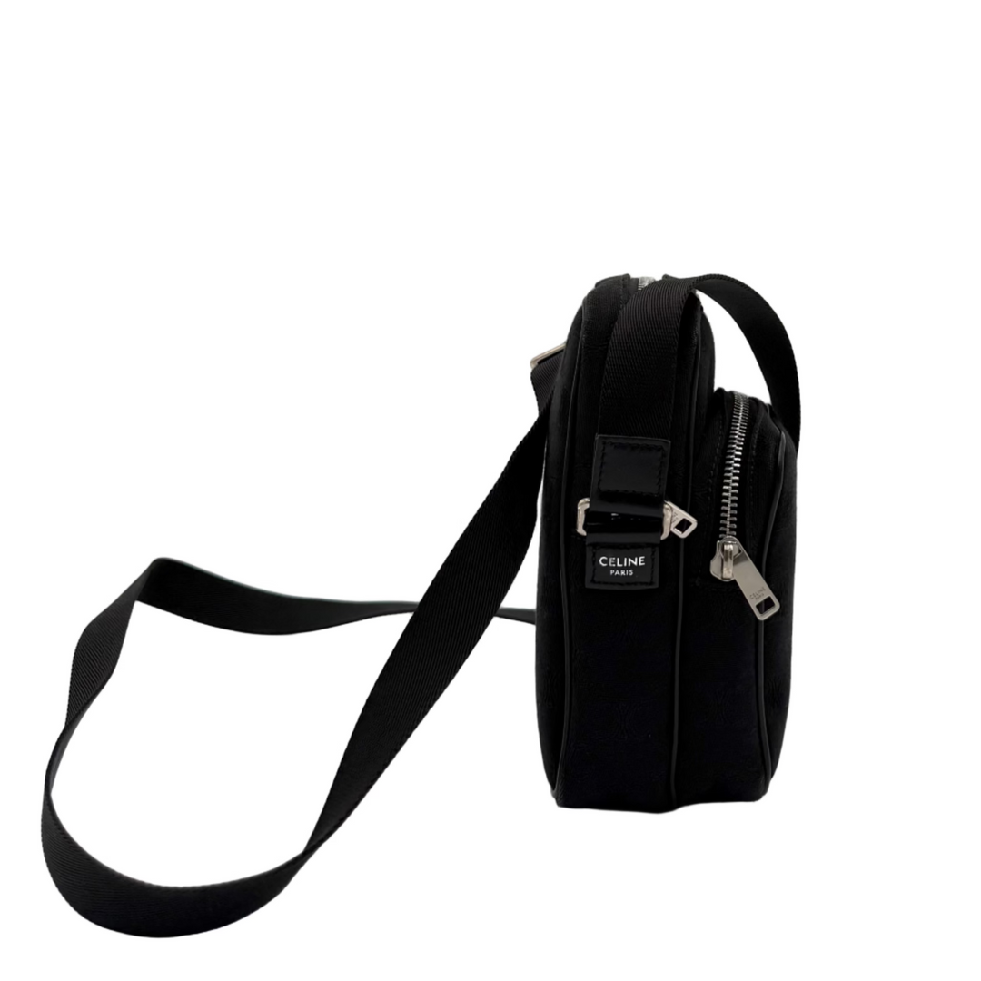 Triomphe Canvas Mini Pocket Messenger Bag