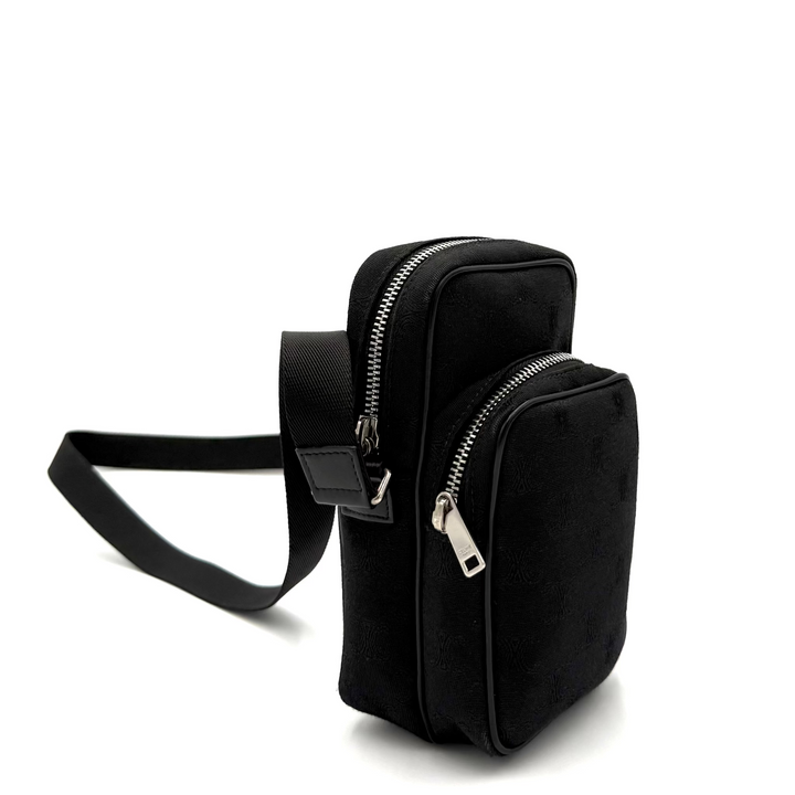 Triomphe Canvas Mini Pocket Messenger Bag