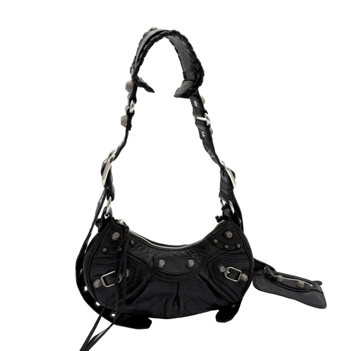 Le Cagole XS Lambskin Leather Shoulder Bag