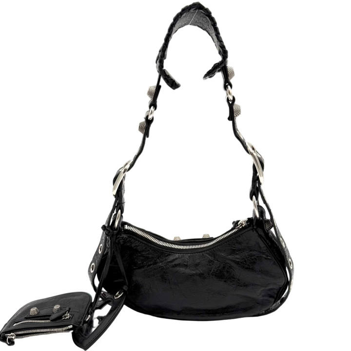 Le Cagole XS Lambskin Leather Shoulder Bag
