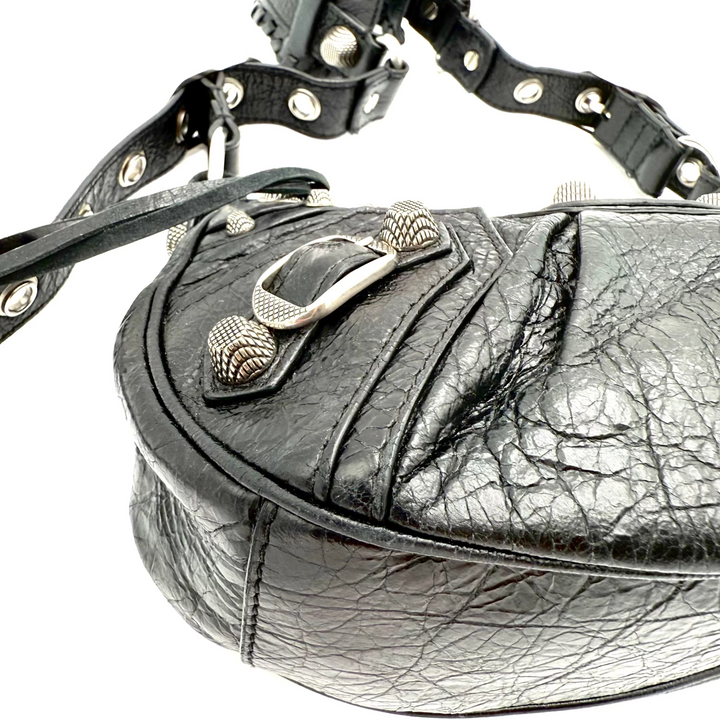 Le Cagole XS Lambskin Leather Shoulder Bag