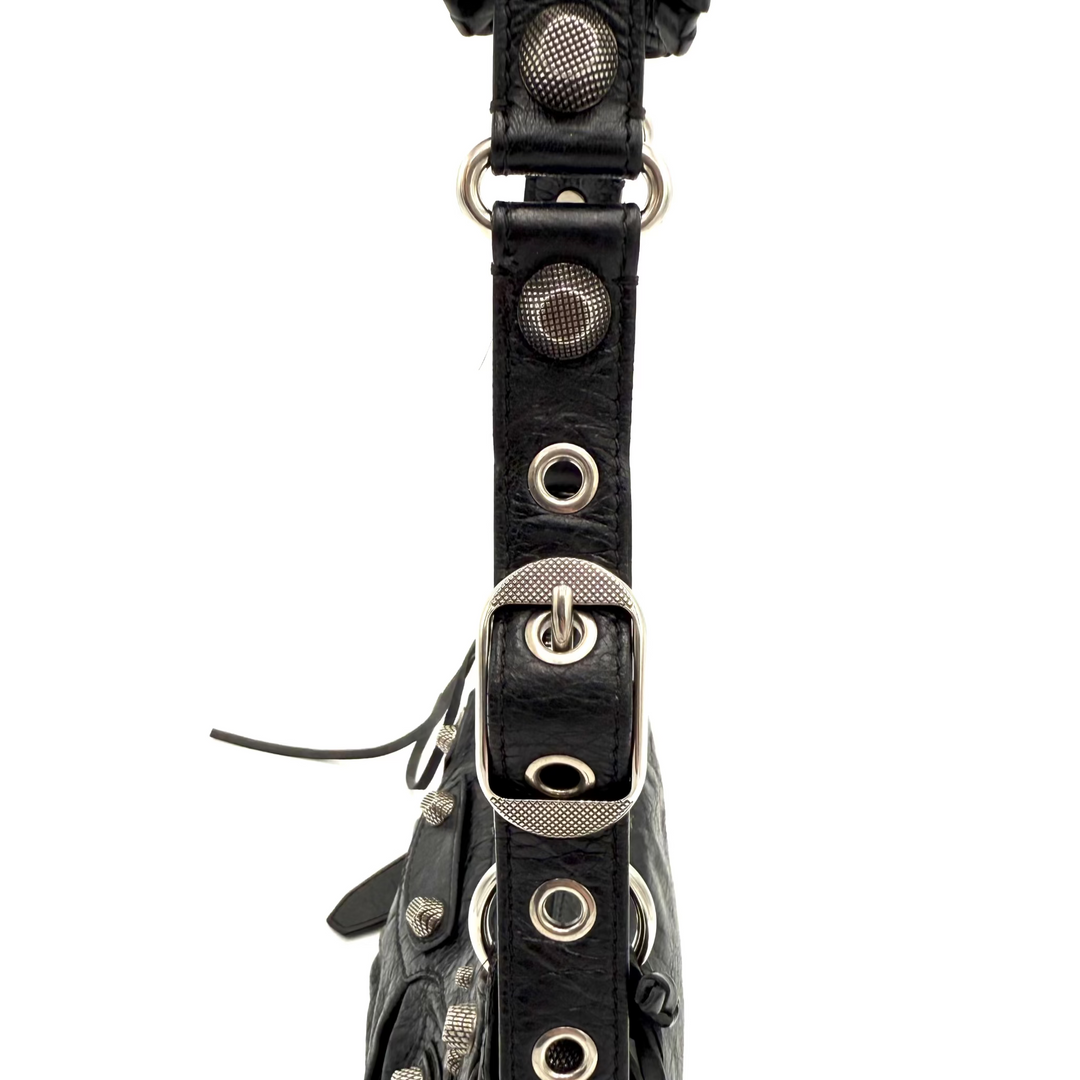 Le Cagole XS Lambskin Leather Shoulder Bag