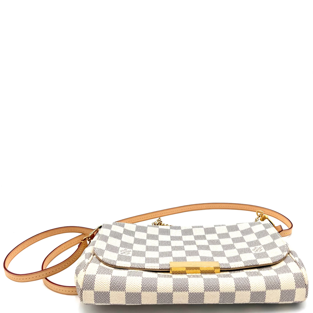 Favorite MM Damier Azur Crossbody Bag