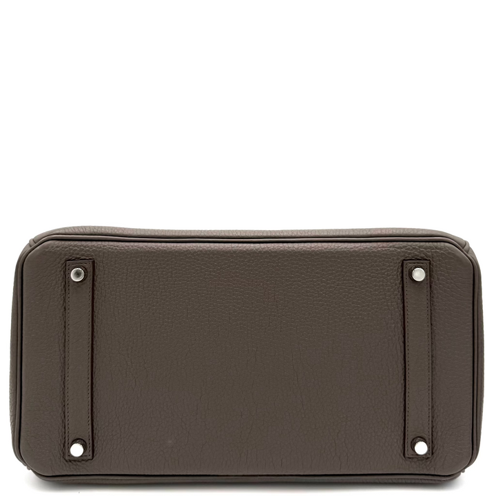 Birkin 35 Togo Leather Etain Bag With Palladium Hardware