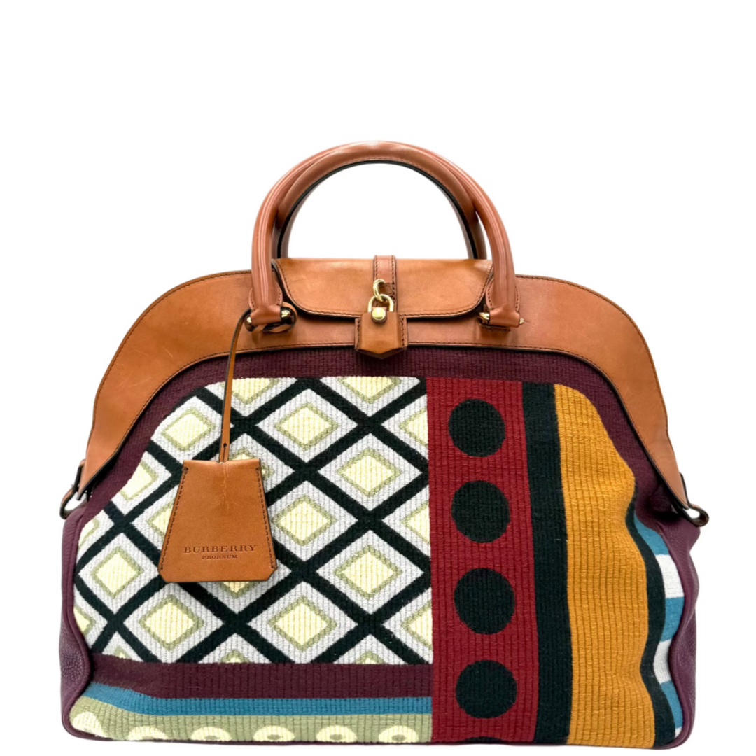 Multicolour Milverton Canvas Tapestry Bag