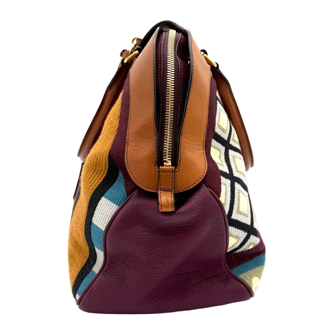 Multicolour Milverton Canvas Tapestry Bag