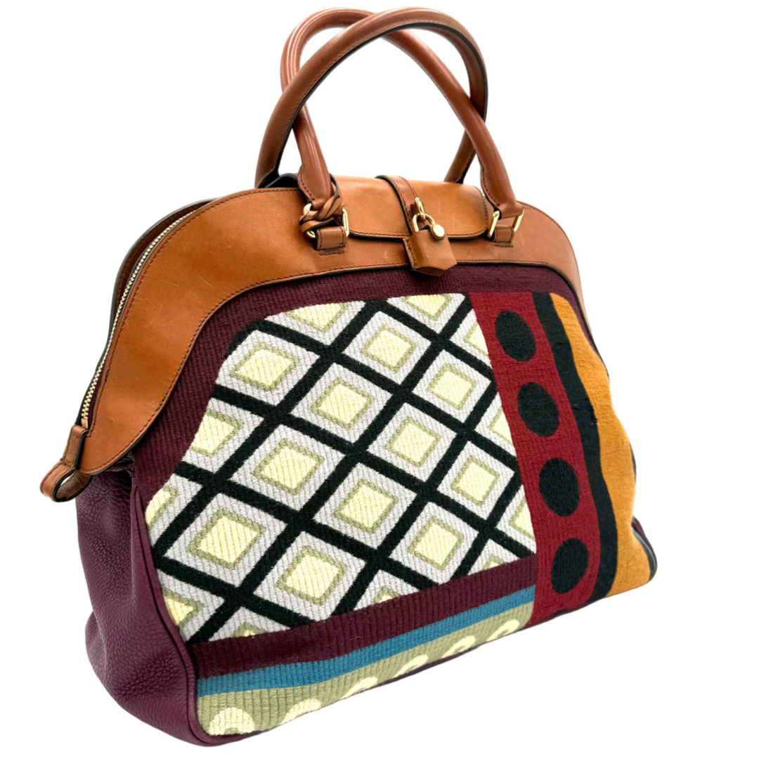 Multicolour Milverton Canvas Tapestry Bag