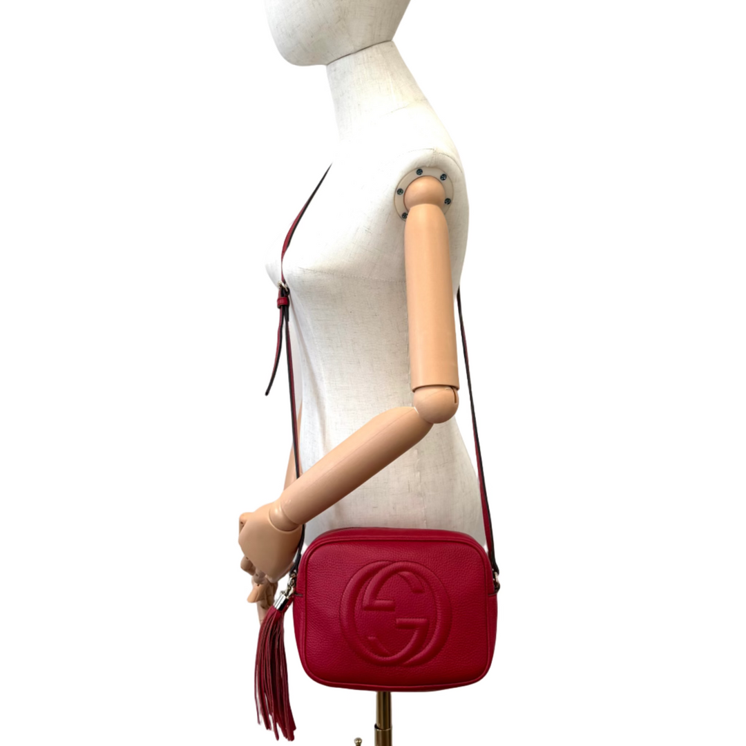 Soho Disco Calfskin Leather Crossbody Bag