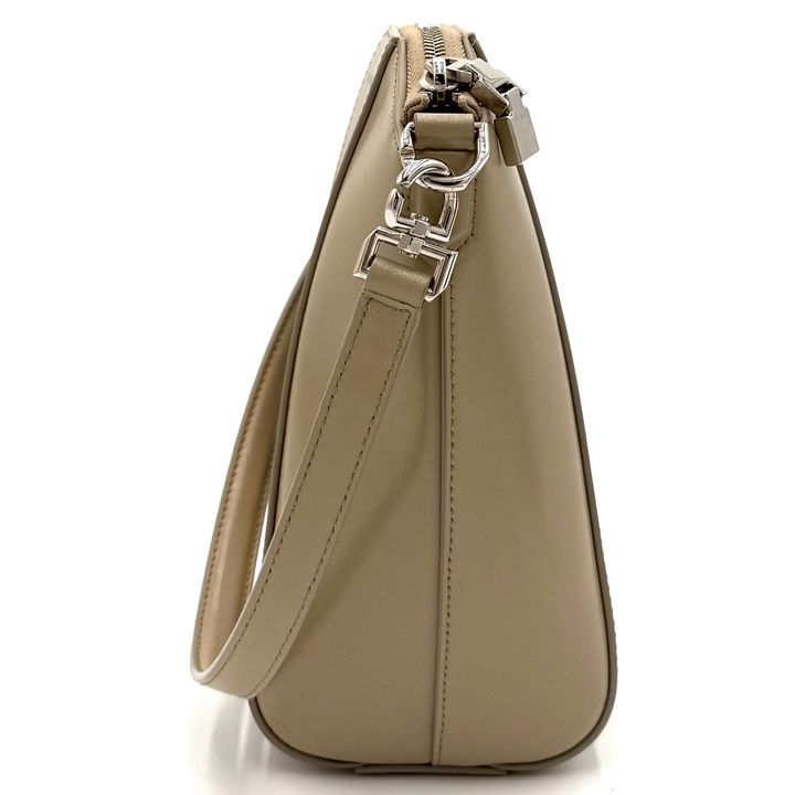 Mini Antigona Vertical Leather Crossbody Bag