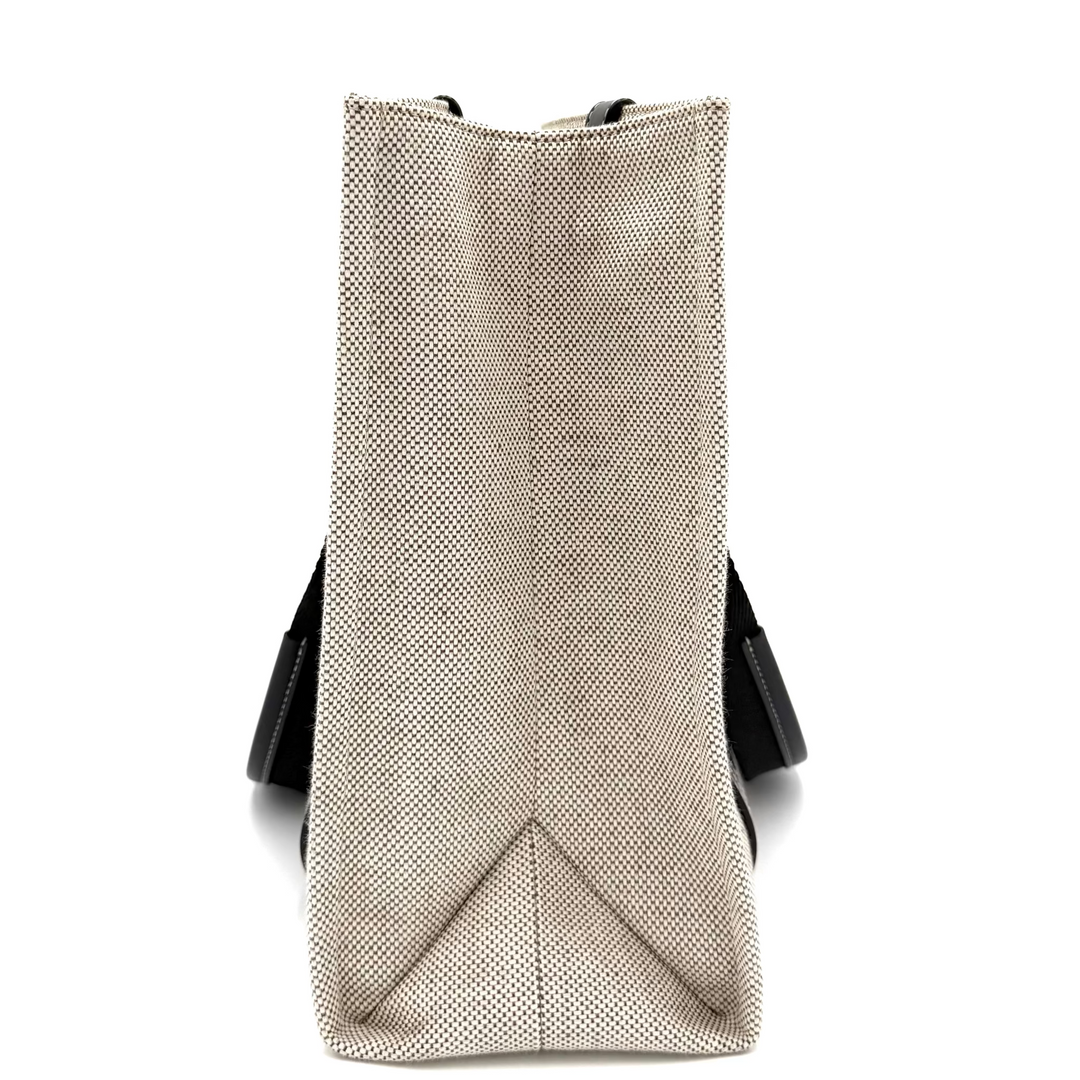 Woody Medium Linen Tote Bag