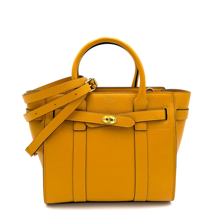 Bayswater Mini Zipped Grained Leather Bag