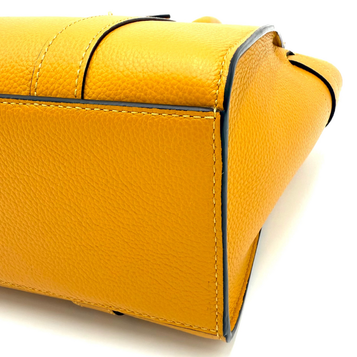 Bayswater Mini Zipped Grained Leather Bag