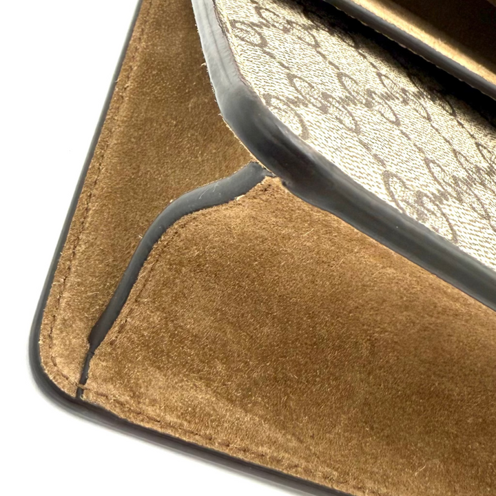 Dionysus GG Crystal Supreme Monogram Canvas Small Shoulder Bag