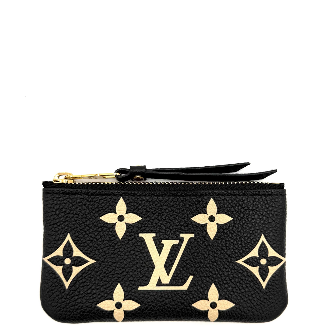 Monogram Empreinte Leather Bicolour Key Pouch