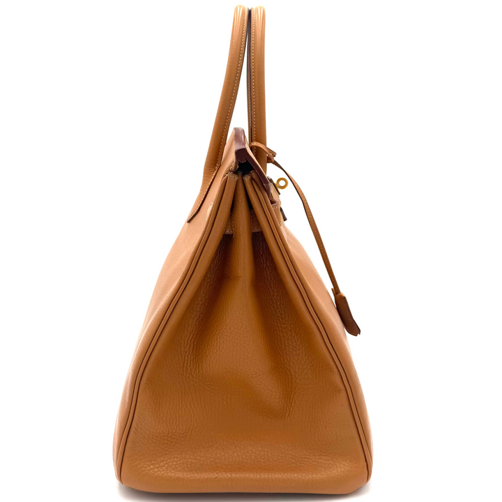 Birkin 35 Gold Clemence Leather with Gold Hardware
