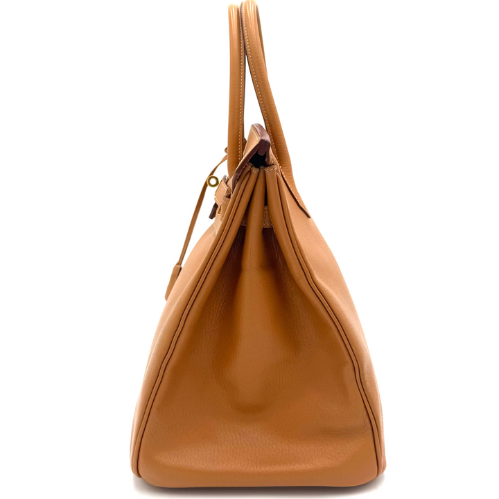 Birkin 35 Gold Clemence Leather with Gold Hardware