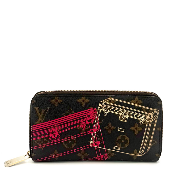 Monogram Canvas Limited Edition Trunks Zippy Wallet