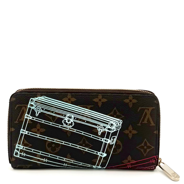 Monogram Canvas Limited Edition Trunks Zippy Wallet