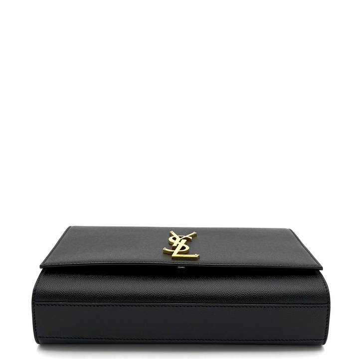 Kate Medium Grain de Poudre Embossed Leather Shoulder Bag