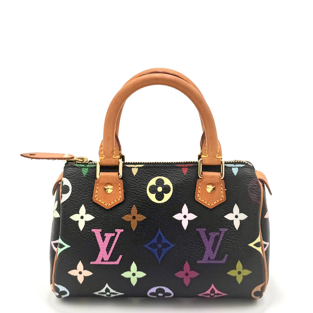 Monogram Multicolour Black Mini Sac HL Speedy Handbag