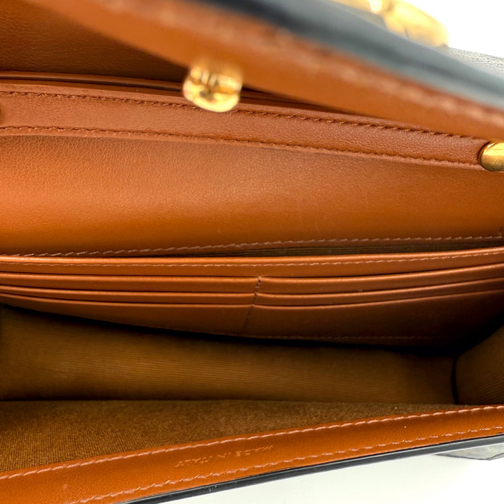 Triomphe Canvas Maillon Wallet on Chain