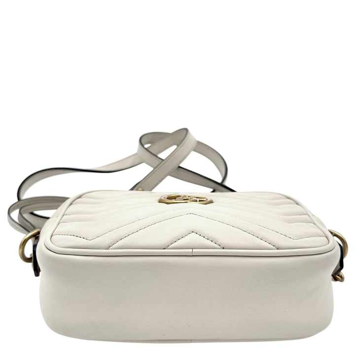 GG Marmont Mini Matelasse Leather Camera Bag