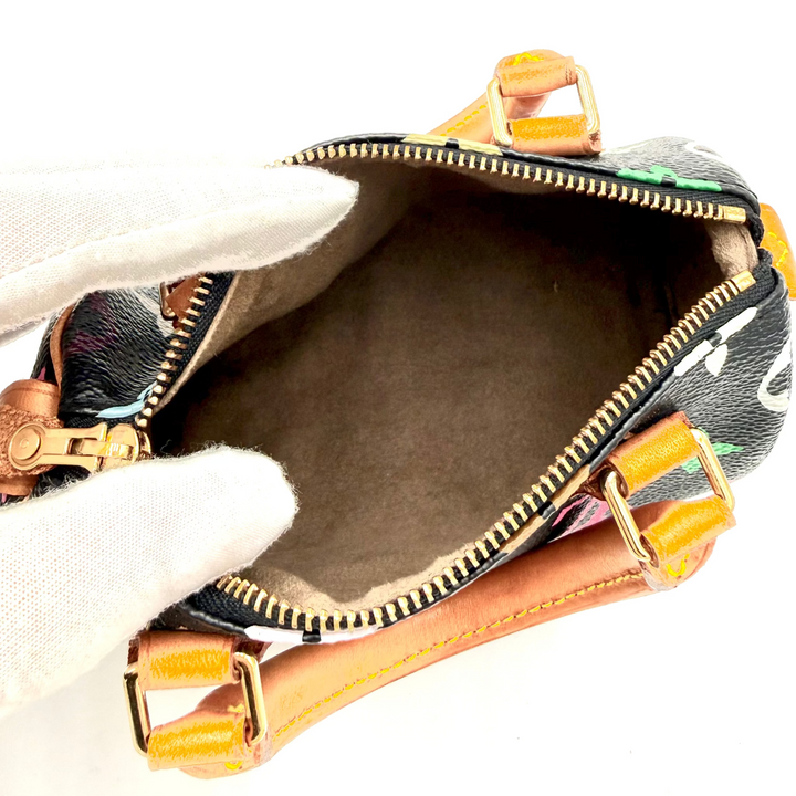 Monogram Multicolour Black Mini Sac HL Speedy Handbag