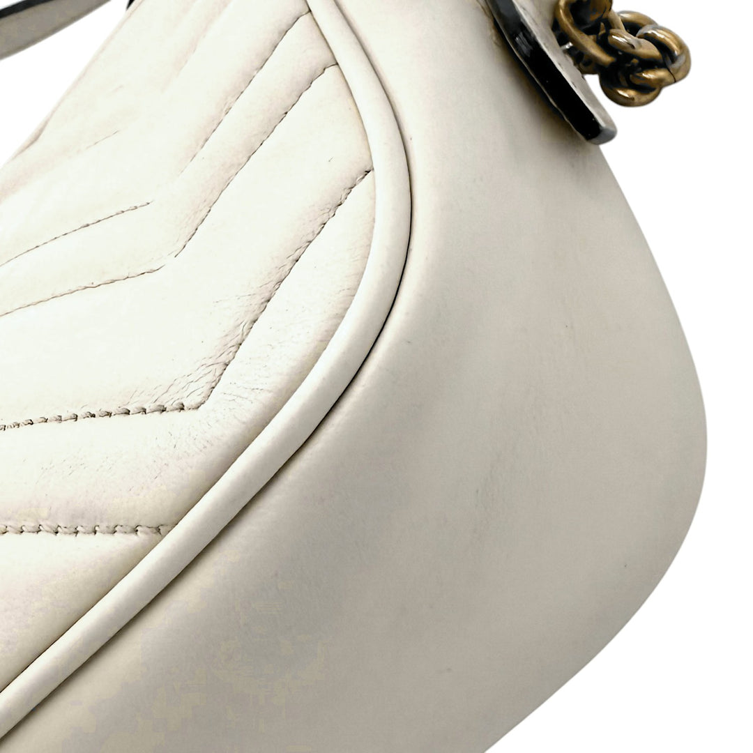 GG Marmont Mini Matelasse Leather Camera Bag