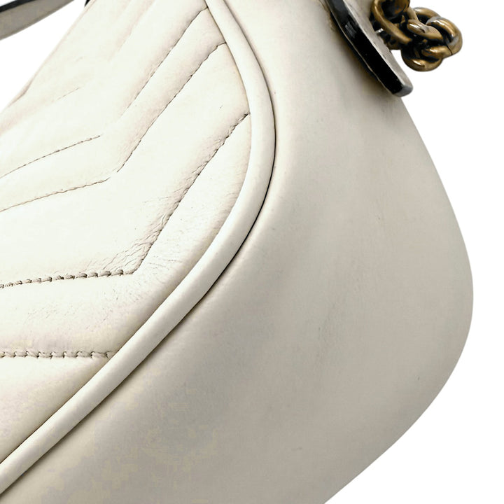 GG Marmont Mini Matelasse Leather Camera Bag