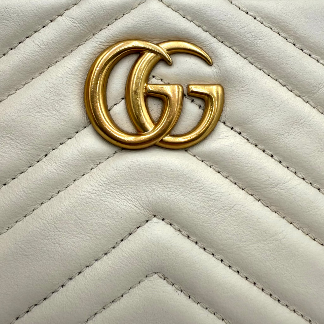 GG Marmont Mini Matelasse Leather Camera Bag