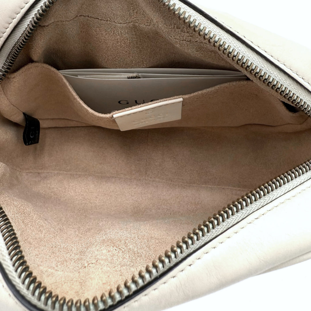 GG Marmont Mini Matelasse Leather Camera Bag