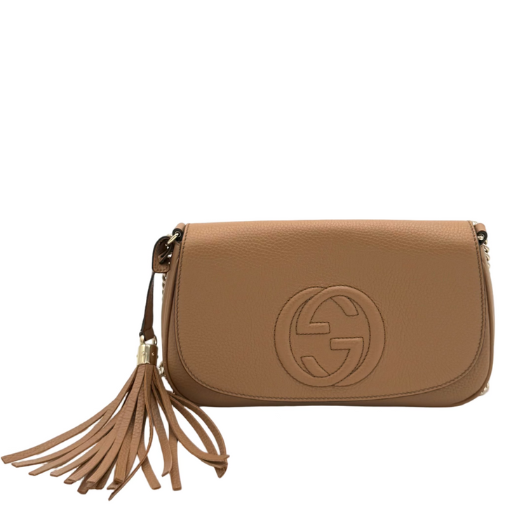 Leather Medium Soho Chain Crossbody Bag