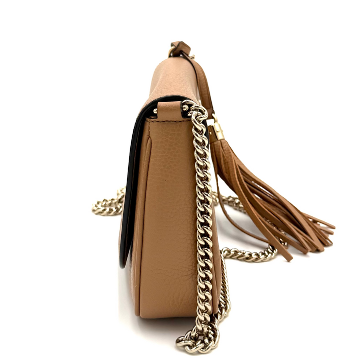 Leather Medium Soho Chain Crossbody Bag
