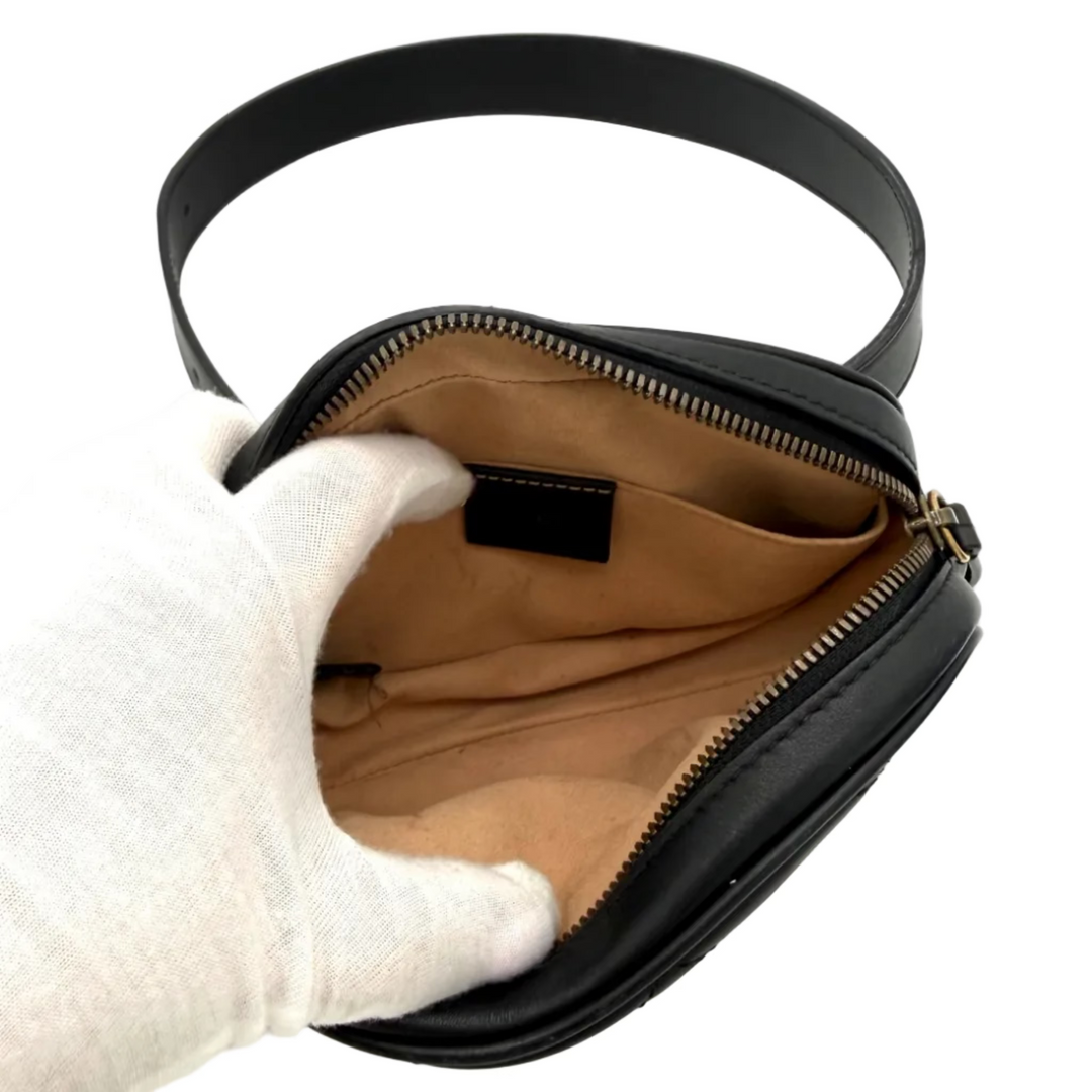 GG Marmont Calfskin Leather Belt Bag