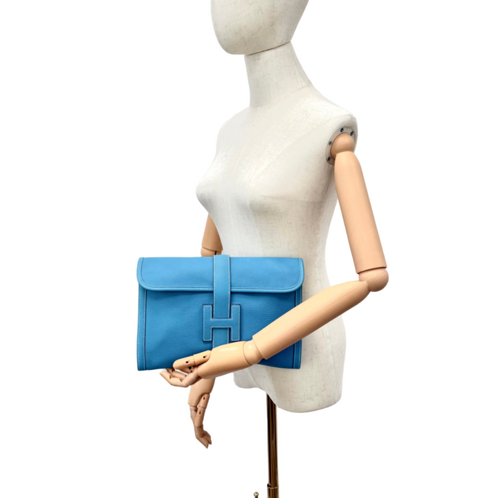 Jige Blue Jean Clemence Clutch Bag