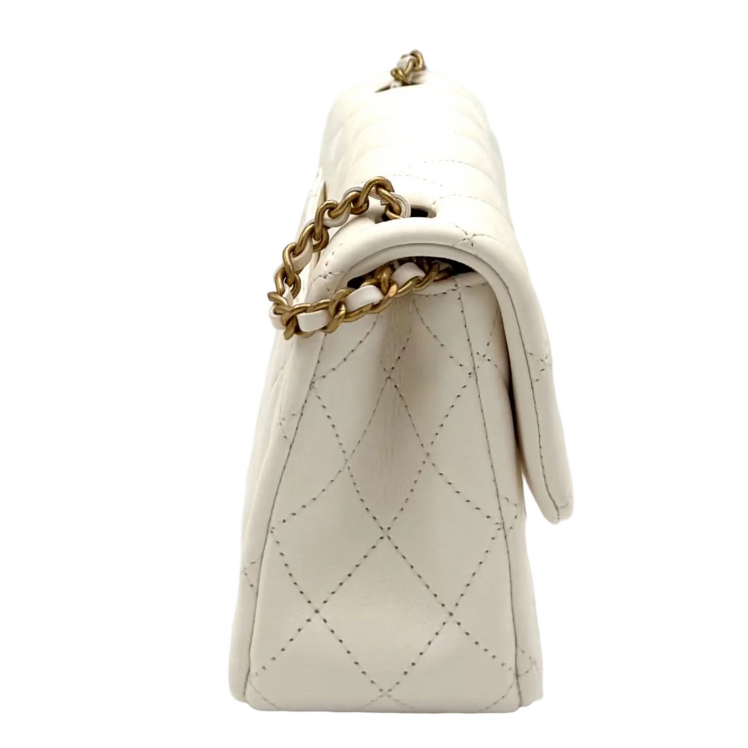 Pearl Crush Mini Rectangular Flap Bag