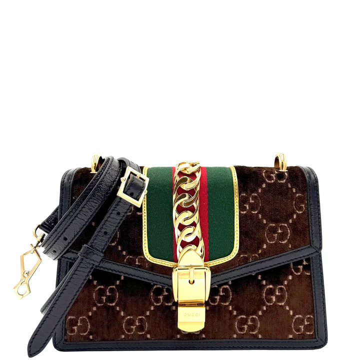 Sylvie Velvet Shoulder Bag