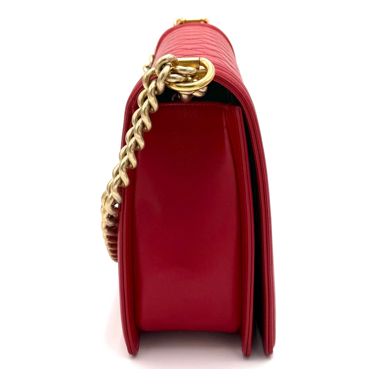 Boy New Medium Lambskin Leather Bag