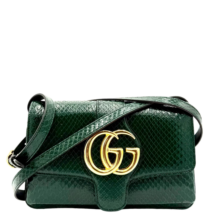 Green Python Shoulder Bag