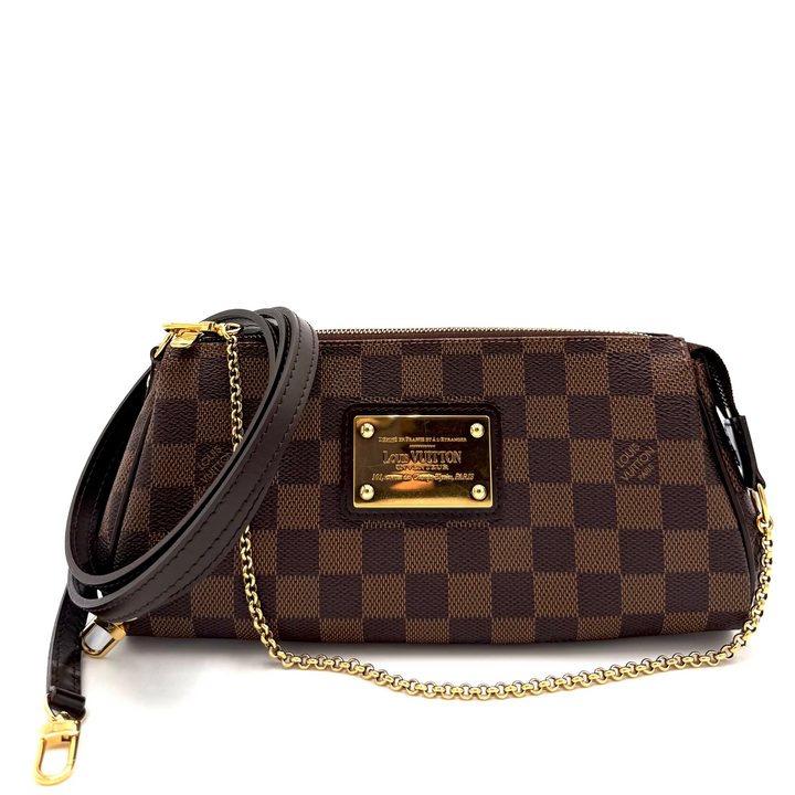 Eva Damier Ebene Canvas Crossbody Bag